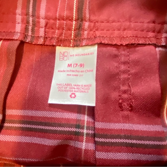 No Boundaries Tennis Skirt Sz M (7-9) Cheer Style w/ Patches NWT - Picture 6 of 6